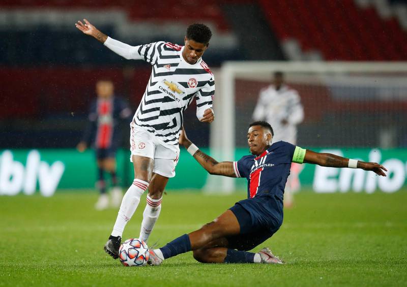 Presnel Kimpembe - 6: Captain on the night was rarely troubled in first half but found Rashford’s pace a problem after break and it was no surprise when the United attacker rolled round him to score the winner. Reuters