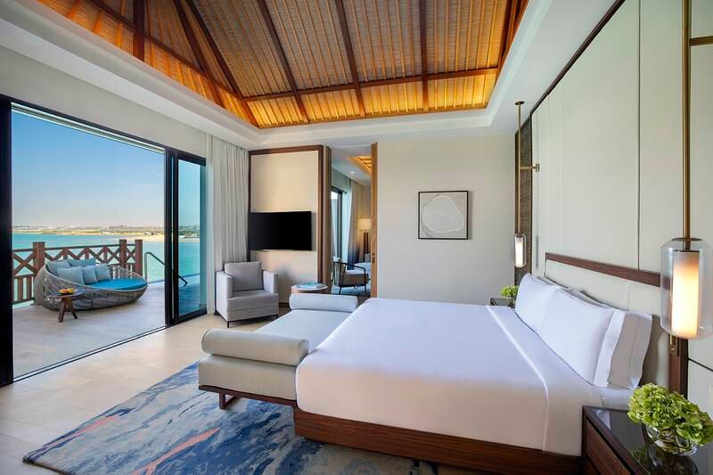 Surrounded by a natural mangrove lagoon, the tropical resort is just 45 minutes from Dubai. Photo: Anantara Hotels & Resorts