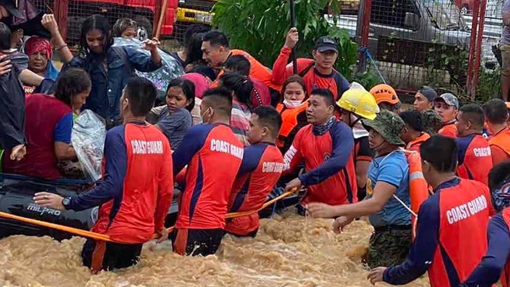 Tens of thousands evacuated as Typhoon Rai hits Philippines
