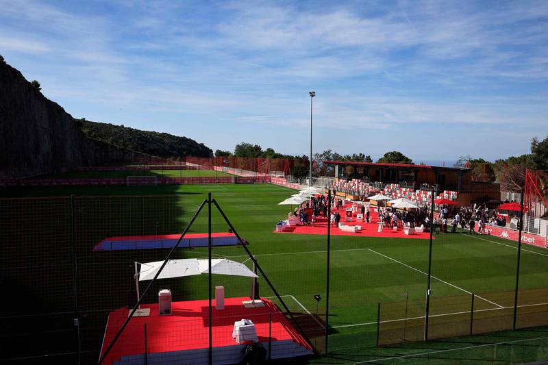 AS Monaco's new performance centre stands on an old quarry. AFP