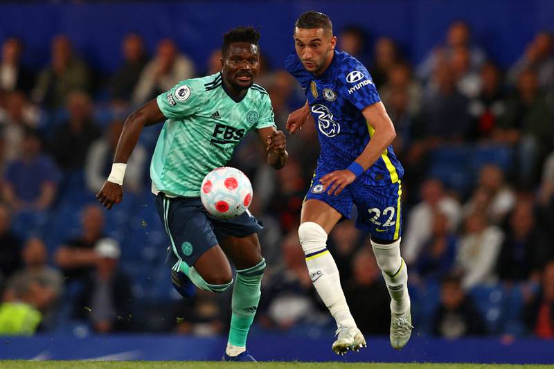 Daniel Amartey 7 - Made a timely recovery tackle just as Lukaku pulled the trigger after 16 minutes and dealt with most threats well. A solid performance from the Ghanaian defender. AFP