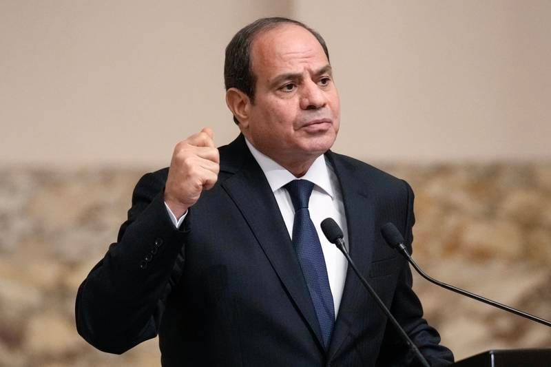 Egyptian President Abdel Fattah El Sisi. EPA