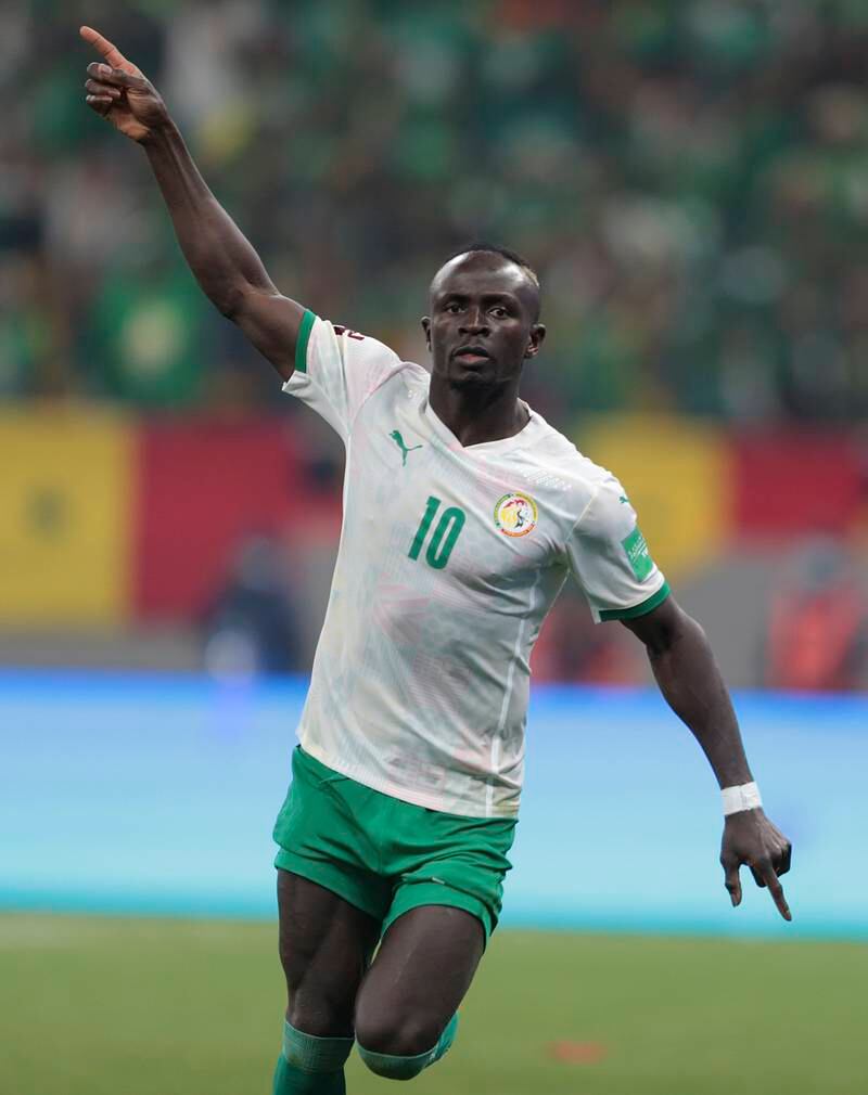 Senegal's Sadio Mane celebrates after the match. EPA