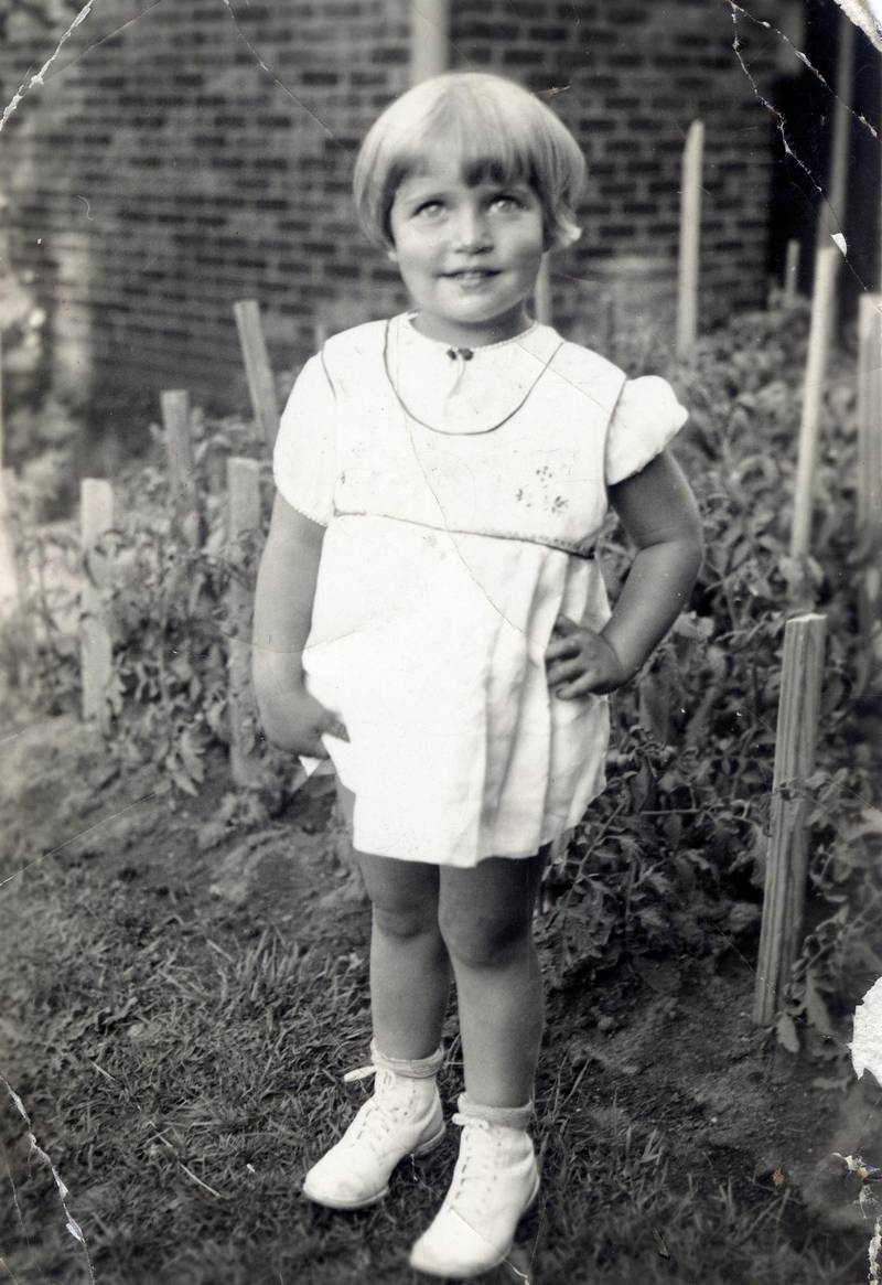 Joan Ruth Bader at two years old in 1935. Collection of the Supreme Court of the United States via AP