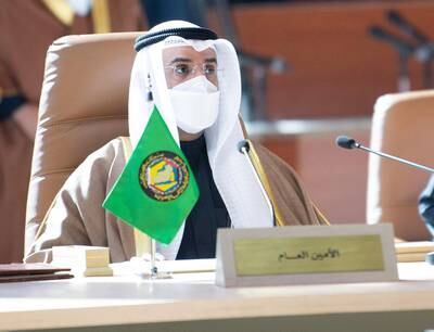 Dr Nayef Al Hajraf, Secretary General of the GCC at the summit. Courtesy Ministry of Foreign Affairs - Saudi Arabia