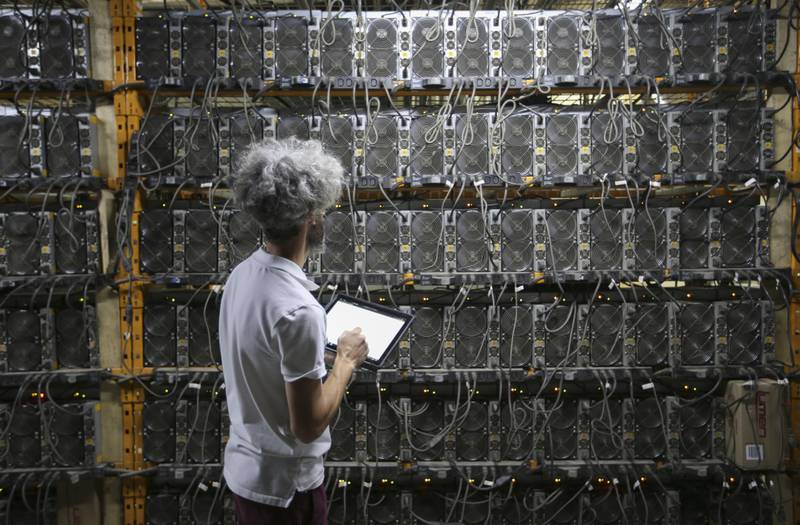 Bitcoin mining machines use huge amounts of energy. Bloomberg