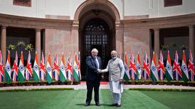 Boris Johnson in India – in pictures