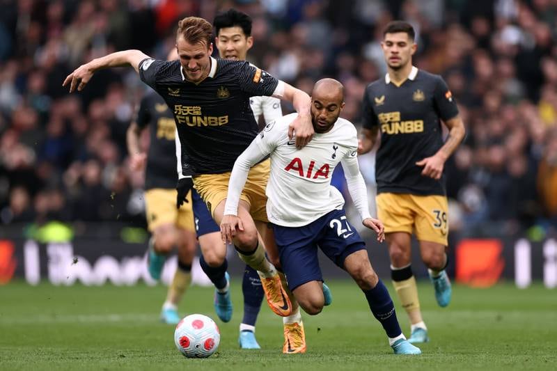 SUBS: Lucas Moura (Kulusevski 76’) – N/R An instant impact as he nudged the ball for Bergwijn to run on to and slot home. Getty Images