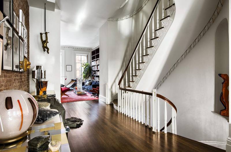 The landing at 123 East 10th Street. Photo: Nina Poon / Sotheby's International Realty 