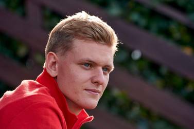 (FILES) In this file photo taken on September 30, 2020 This photo taken on september 29, 2020 and handout by Ferrari on September 30, 2020 shows German racing driver Mick Schumacher at the Ferrari Driver Academy (FDA) in Maranello, Italy. The son of seven-time world champion Michael Schumacher moved a step closer to a spot on the 2021 Formula One circuit when Alfa Romeo announced it would again test the 21-year-old. - TO GO WITH: Auto-Prix-season-2021-Schumacher RESTRICTED TO EDITORIAL USE - MANDATORY CREDIT "AFP PHOTO / FERRARI / HANDOUT" - NO MARKETING NO ADVERTISING CAMPAIGNS - DISTRIBUTED AS A SERVICE TO CLIENTS --- / AFP / FERRARI PRESS OFFICE / Handout / TO GO WITH: Auto-Prix-season-2021-Schumacher RESTRICTED TO EDITORIAL USE - MANDATORY CREDIT "AFP PHOTO / FERRARI / HANDOUT" - NO MARKETING NO ADVERTISING CAMPAIGNS - DISTRIBUTED AS A SERVICE TO CLIENTS ---