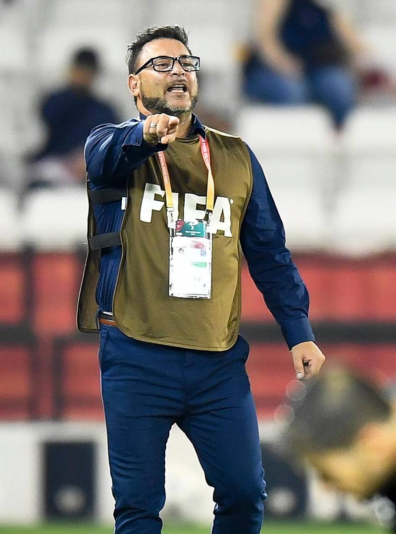 Monterrey's head coach Antonio Mohamed during the match. EPA