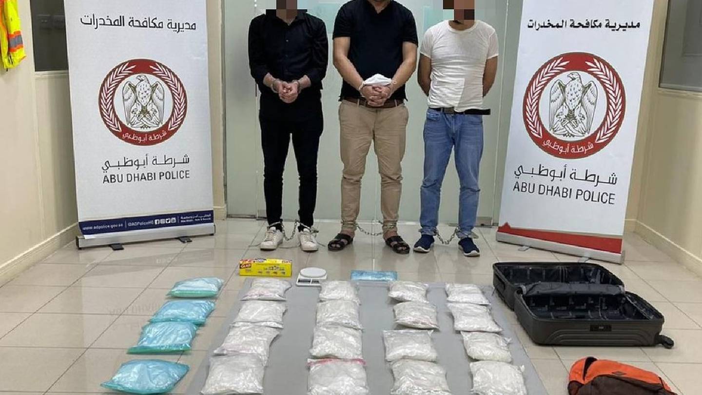 Abu Dhabi Police arrest gang who used fish to hide 38kg of crystal meth