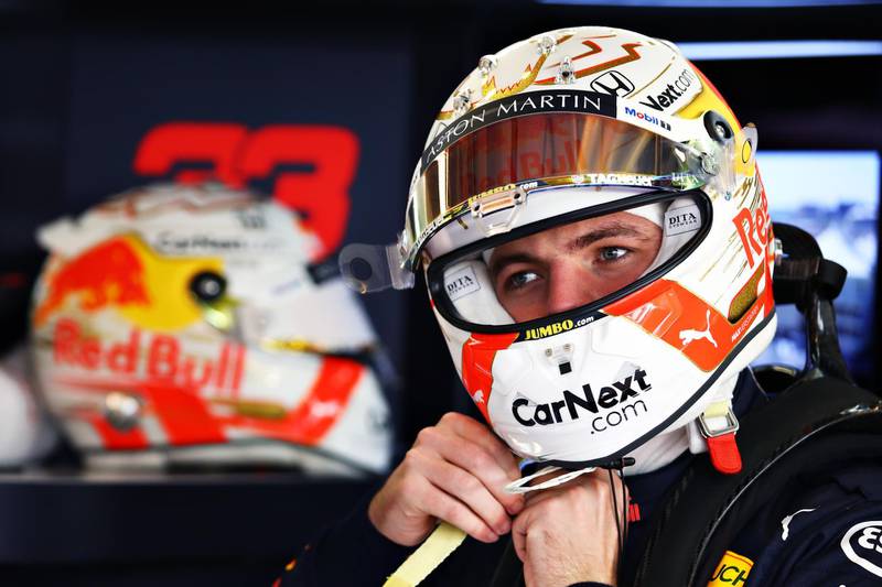 Red Bull's Dutch driver Max Verstappen at Yas Marina Circuit. Getty Images