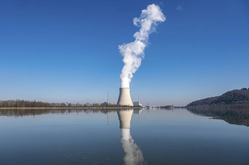 Isar 2 in Bavaria is one of the last three operational nuclear power plants in Germany. AP