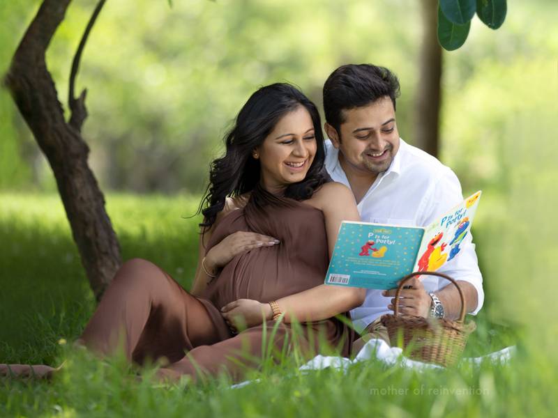 More women are prioritising their education, careers and partner compatibility before taking the plunge into motherhood, says photographer Khushboo Soni, who specialises in pregnancy photo shoots. Courtesy Mother of Reinvention Photography
