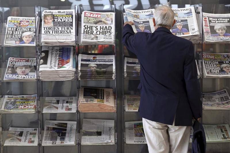 Many newspapers in the UK and Ireland have struggled over the past 20 years to remain profitable. AP