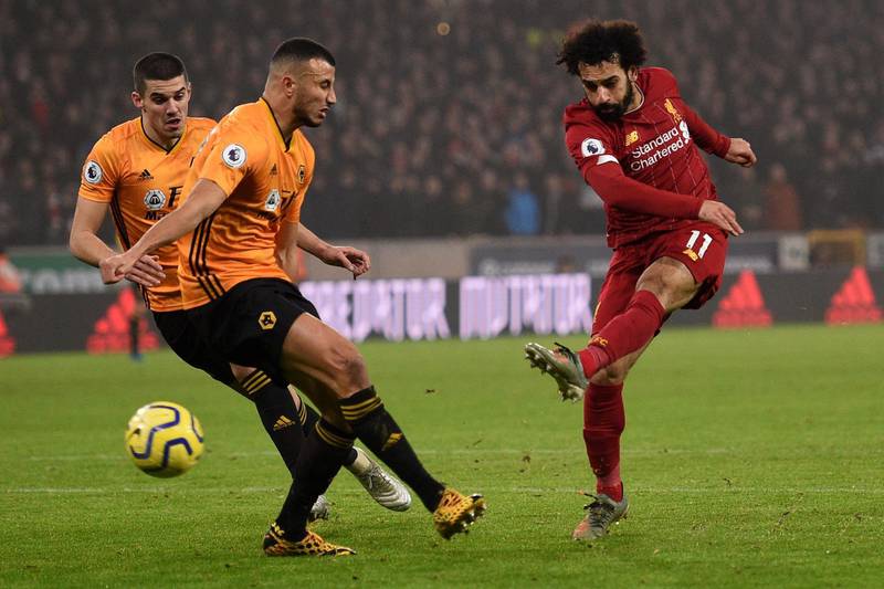 Liverpool's Mohamed Salah had a rare off day. AFP
