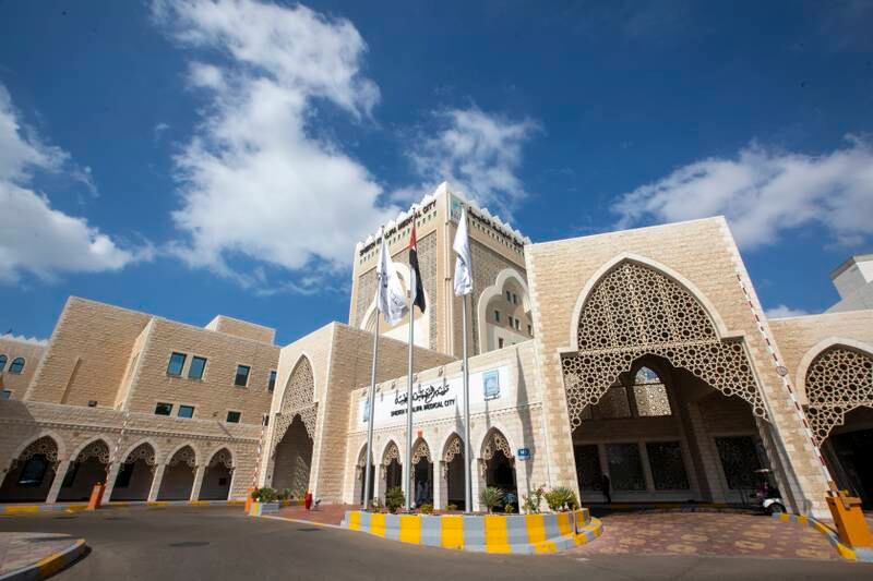 Sheikh Khalifa Medical City, pictured, in Abu Dhabi and Tawam Hospital in Al Ain will accept medical insurance plans held by non-Emiratis for the first time. Photo: Seha