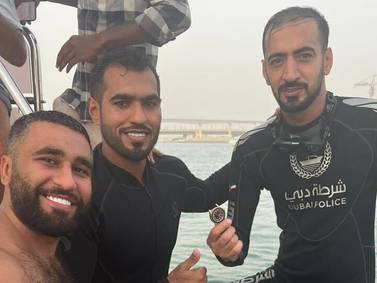Dubai Police divers recover Dh250,000 Rolex watch lost on yacht trip