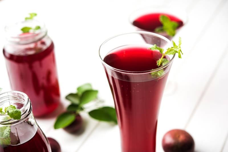 Kokum sharbat, made without coconut milk, is another cool option for the summer.