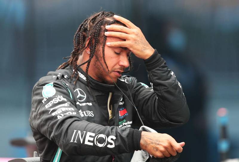 Mercedes' Lewis Hamilton joined Michael Schumacher as the sports' only seven times champions. Reuters