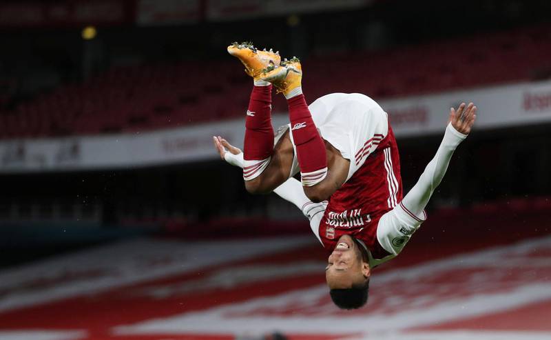 Pierre-Emerick Aubameyang 7 – Two goals for the Gabonese striker, and it could have been a hat-trick. Aubameyang will be delighted to be back on the scoresheet, particularly as it will help him forget the sitter he missed a sitter in the first half. Reuters
