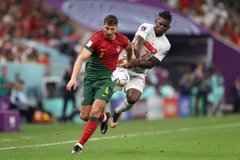 Ruben Dias - 7. Got away with a poor touch on the edge of his own box but gave Breel Embolo a real battle. Won a header in the opposition box but couldn’t get enough on it to work Yann Sommer. Getty