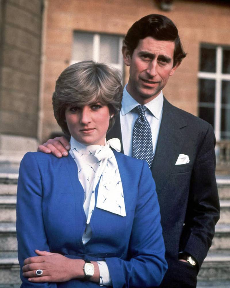 epa06156656 (FILE) - Britain's Charles, Prince of Wales (R) and his then fiance Lady Diana Spencer pose on the day their engagement was announced in the gardens of Buckingham Palace in London, Britain, 24 February 1981. The 20th anniversary of Princess Diana's death will be marked on 31 August 2017. Diana Spencer, ex-wife of Prince Charles, died in a car accident in Paris, France on 31 August 1997.  EPA/STR UK AND IRELAND OUT
