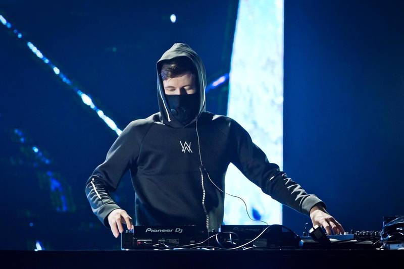 BERLIN, GERMANY - APRIL 12: (EXCLUSIVE COVERAGE) British-Norwegian DJ Alan Walker performs live on stage during a concert at the Columbiahalle on April 12, 2019 in Berlin, Germany. (Photo by Frank Hoensch/Redferns)