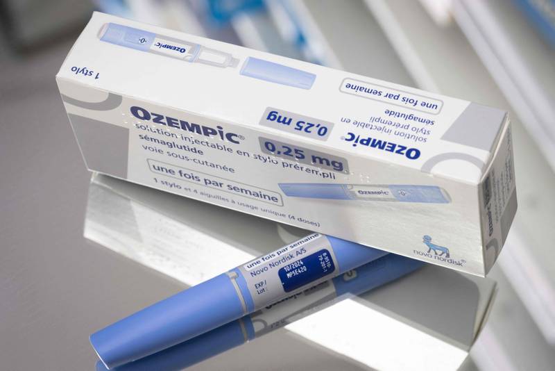 The anti-diabetic medication Ozempic is made by Danish pharmaceutical company Novo Nordisk. AFP