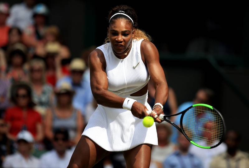 Tennis player Serena Williams. PA