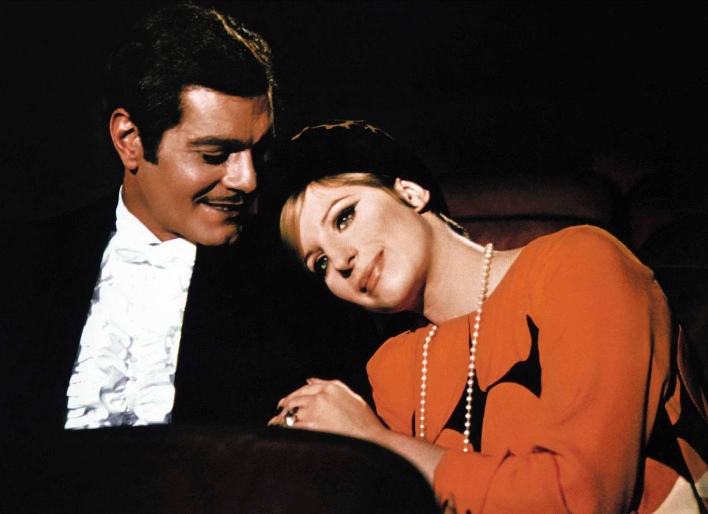 Omar Sharif and Barbra Streisand in Funny Lady. Courtesy Columbia Pictures