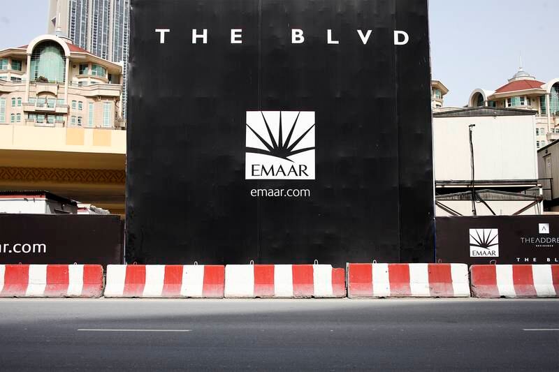 Dubai, UAE, February 4, 2014:

Emaar, one of the UAE's largest property dealers, is enjoying the current real estate bubble boom. Pictured here is the company's branding in downtown Dubai. 

Lee Hoagland/The National