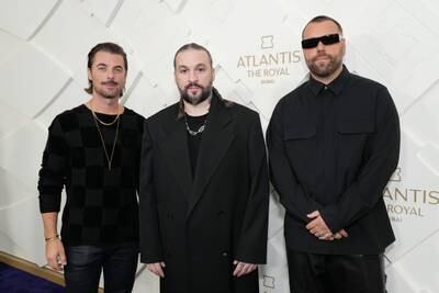 Axwell, Steve Angello and Sebastian Ingrosso of Swedish House Mafia. Photo: Kevin Mazur/Getty Images for Atlantis The Royal