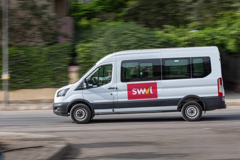 Swvl allows commuters to reserve seats on private buses operating on fixed routes and pay fares through its mobile app. Courtesy Swvl