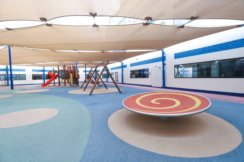 A playground inside the centre