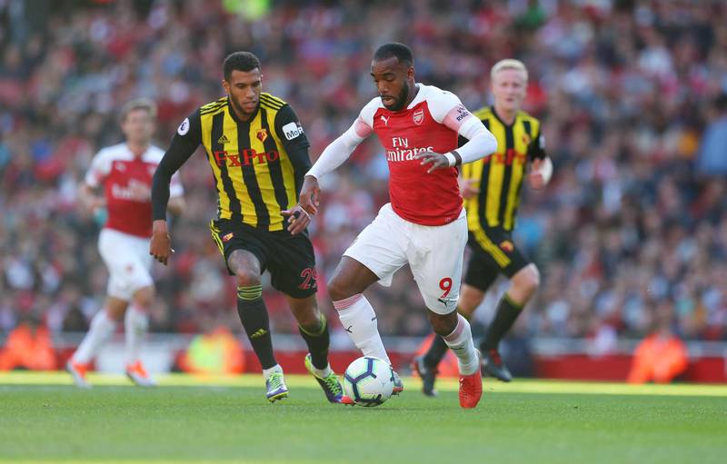 Fulham 2 Arsenal 4. Why? Arsenal have not been completely convincing in winning their past five games and there are issues in defence. But in Alexandre Lacazette, pictured, and Pierre-Emerick Aubameyang they have the goals to get themselves out of trouble. Getty Images