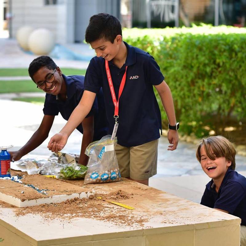 American School in Dubai wins the Zayed Sustainability Prize in the Global High Schools category for the Mena region. Courtesy Zayed Sustainability Prize