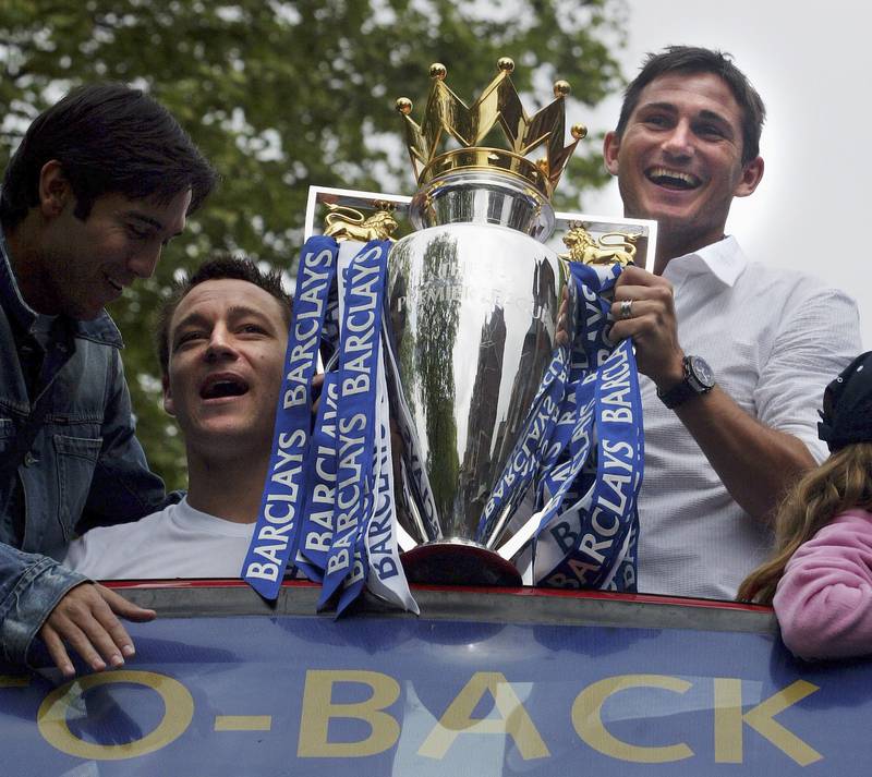 3) Premier League 2005/06: Back-to-back titles for the Blues who were once again head and shoulders above their rivals, finishing eight points ahead of runners-up Manchester United. Getty Images