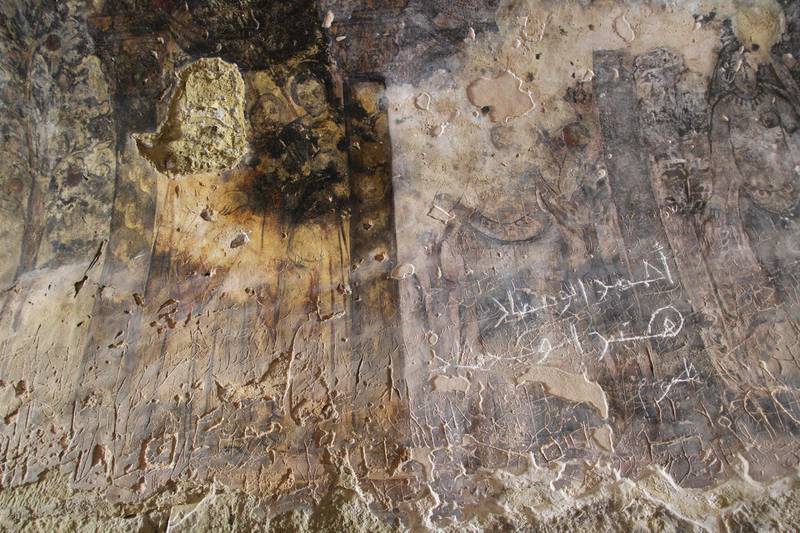 Fire, graffiti, and other human activities have destroyed the castle over time. Amy McConaghy / The National