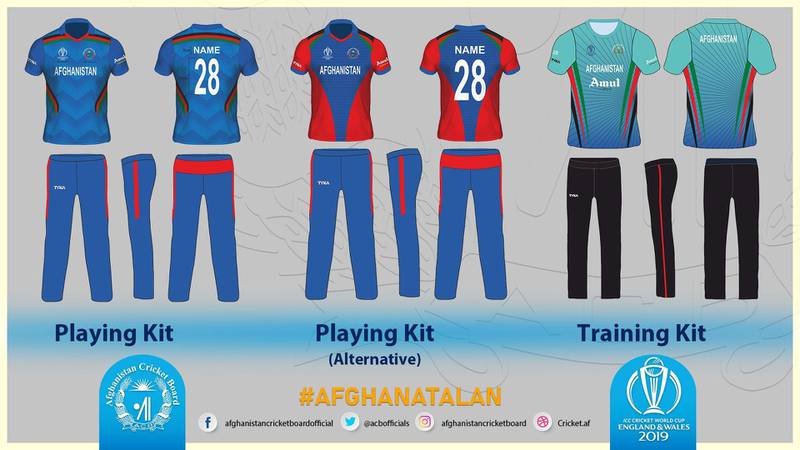 10th: Afghanistan. The fact they are advertising an away kit is a serious offence in cricket and instantly puts them at the bottom off the kit table. The home shirt isn't bad, otherwise. Courtesy ACB via Twitter