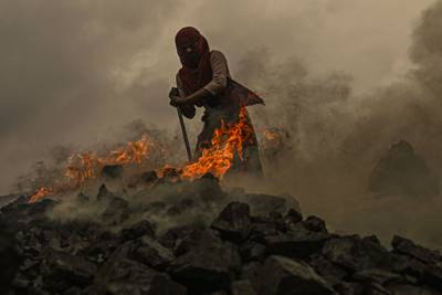 Coal production has long been a staple of India's energy infrastructure. AFP