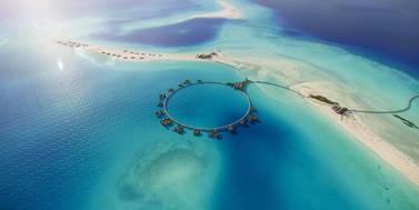 Red Sea Development Company’s masterplan covers a 28,000 square kilometre site containing 90 islands. Courtesy The Red Sea Development Company