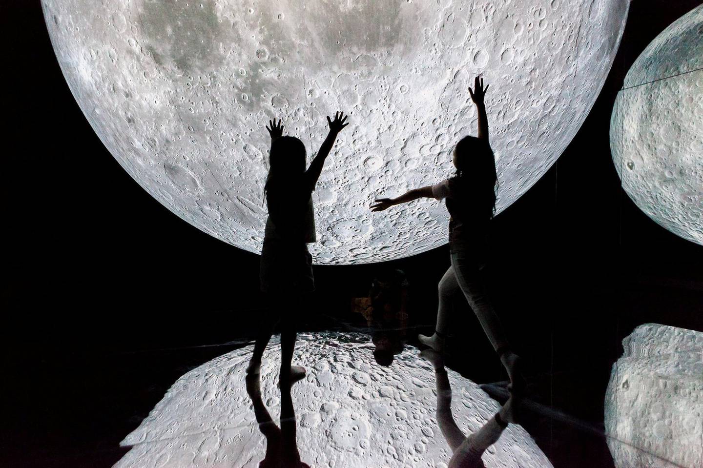 The Museum of the Moon gallery is back at OliOli for the Eid weekend. Courtesy OliOli