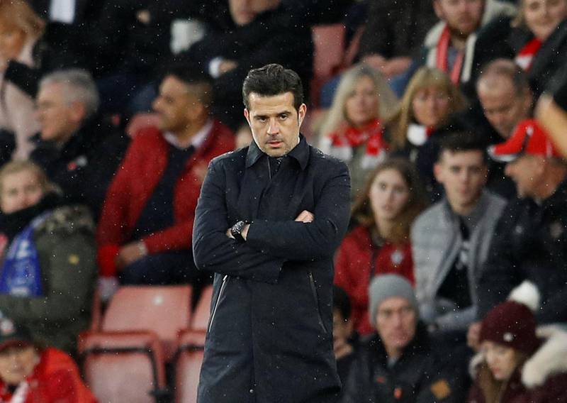 Soccer Football - Premier League - Southampton v Everton - St Mary's Stadium, Southampton, Britain - January 19, 2019  Everton manager Marco Silva during the match   REUTERS/Peter Nicholls  EDITORIAL USE ONLY. No use with unauthorized audio, video, data, fixture lists, club/league logos or "live" services. Online in-match use limited to 75 images, no video emulation. No use in betting, games or single club/league/player publications.  Please contact your account representative for further details.