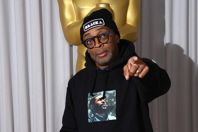 Director Spike Lee poses for photographers upon arrival for the The Academy's 91st Oscar Nominee Champagne Tea Reception in London, Friday, Feb 8, 2019. (Photo by Joel C Ryan/Invision/AP)