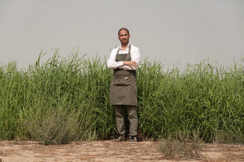 Mohamed Aissaoui, 33, is the owner of Myfarm, a desert farm that braves the summer heat in Dubai. The young farmer grows fruit and vegetables from around the world to encourage locally grown food instead of imports. All photos by Reuters