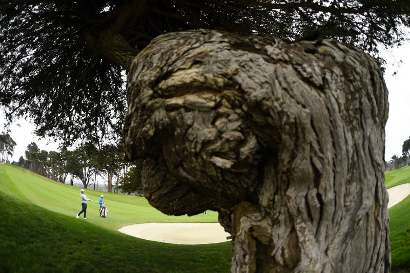Irish golfer Rory McIlroy on the 14th hole during a practice round prior to the 2020 PGA Championship at TPC Harding Park on Wednesday, August 5, in San Francisco, California. AFP