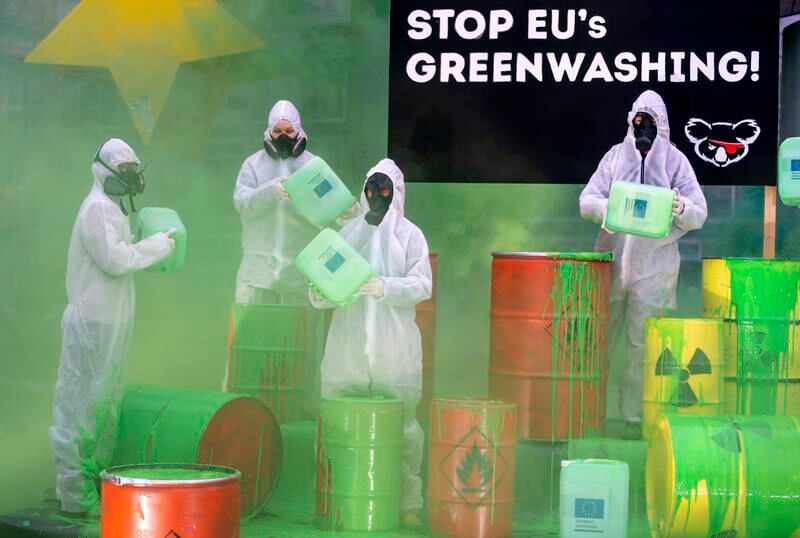 The EU's decision to classify nuclear energy as climate friendly caused an outcry from environmental campaigners. EPA 