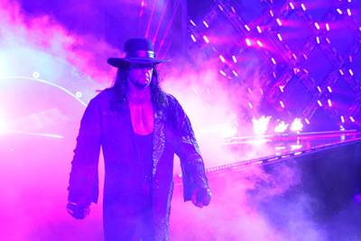 The Undertaker fought for the first time in more than a year on Sunday at WrestleMania 34. Courtesy WWE